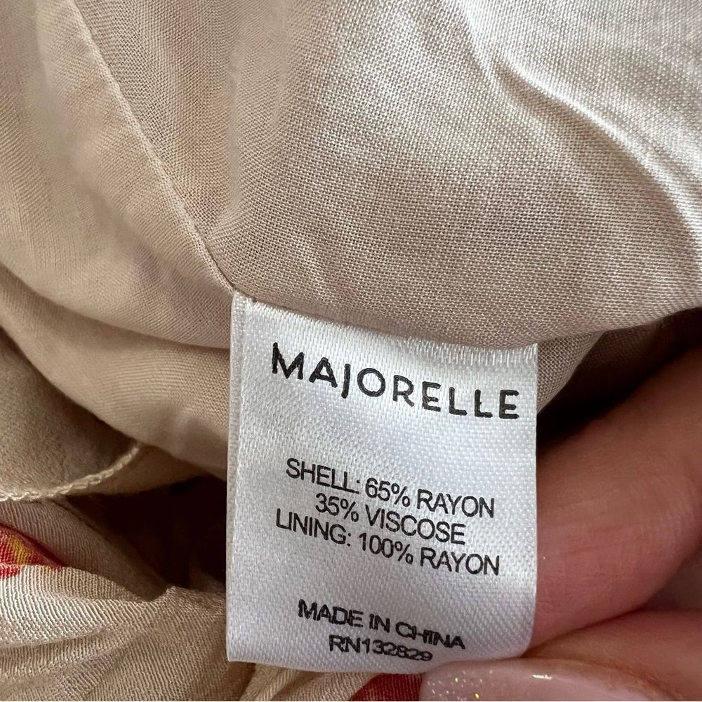 MAJORELLE Mistwood In Bloom Wrap Floral Midi Dress Small - Picture 7 of 8